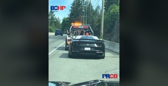 Ferrari driver from Alberta dinged going 57 km/h over speed limit on Malahat, impounded