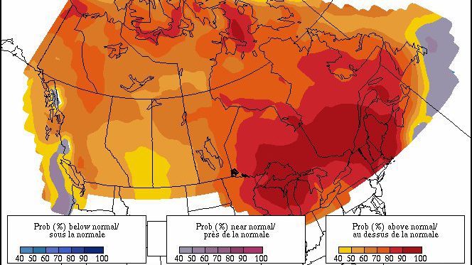 Most of Canada forecast to have higher than normal summer temperatures: Environment Canada