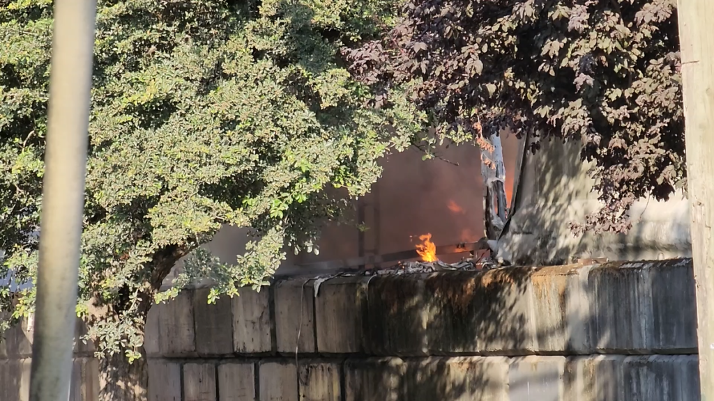 Firefighters douse massive fire at Victoria recycling yard