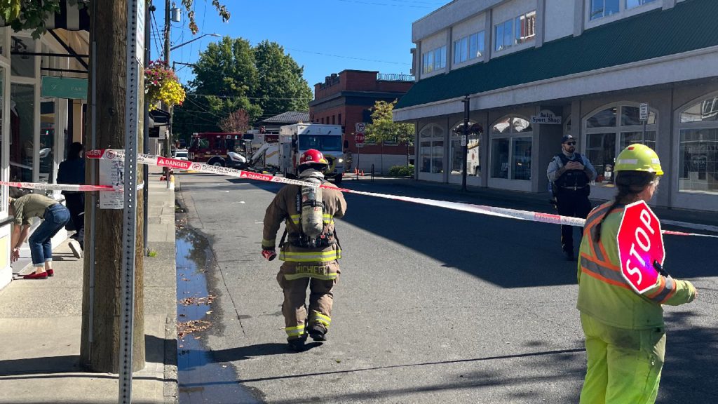 Gas main in Duncan repaired after being hit by BC Hydro crew