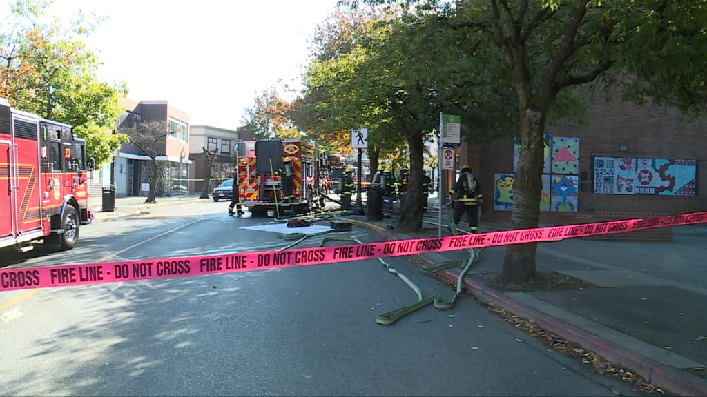 Multiple downtown fires set Nanaimo residents on edge