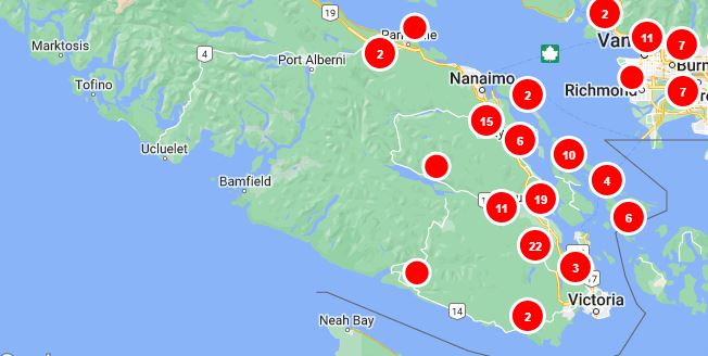 Crews working to restore power on Vancouver Island: BC Hydro