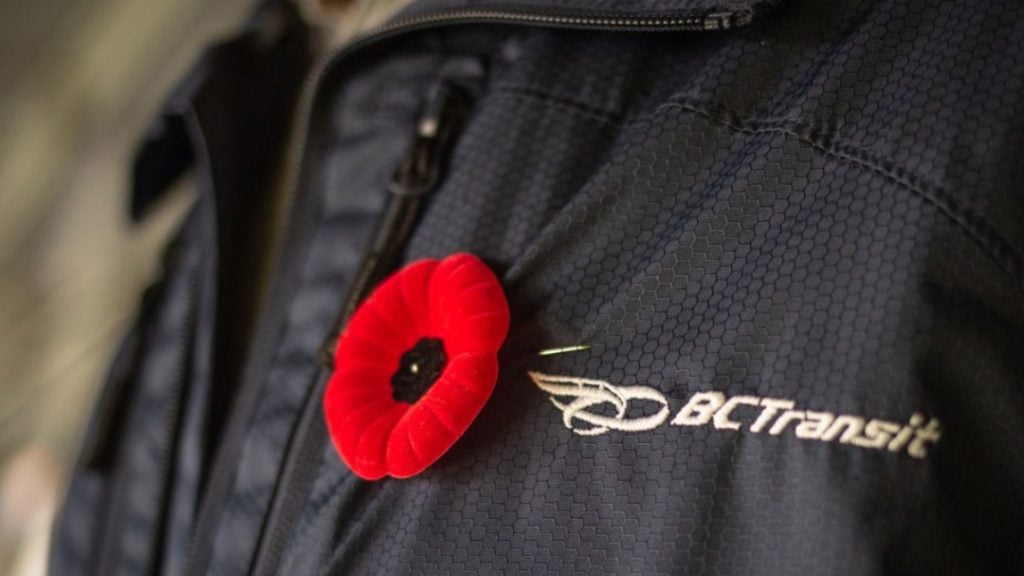 Veterans can ride BC Transit for free for a week before Remembrance Day in Cowichan Valley