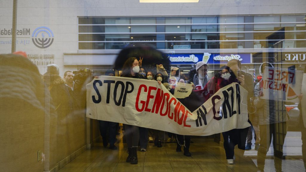 Demonstrations in support of Gaza take place in at least two dozen Canadian cities