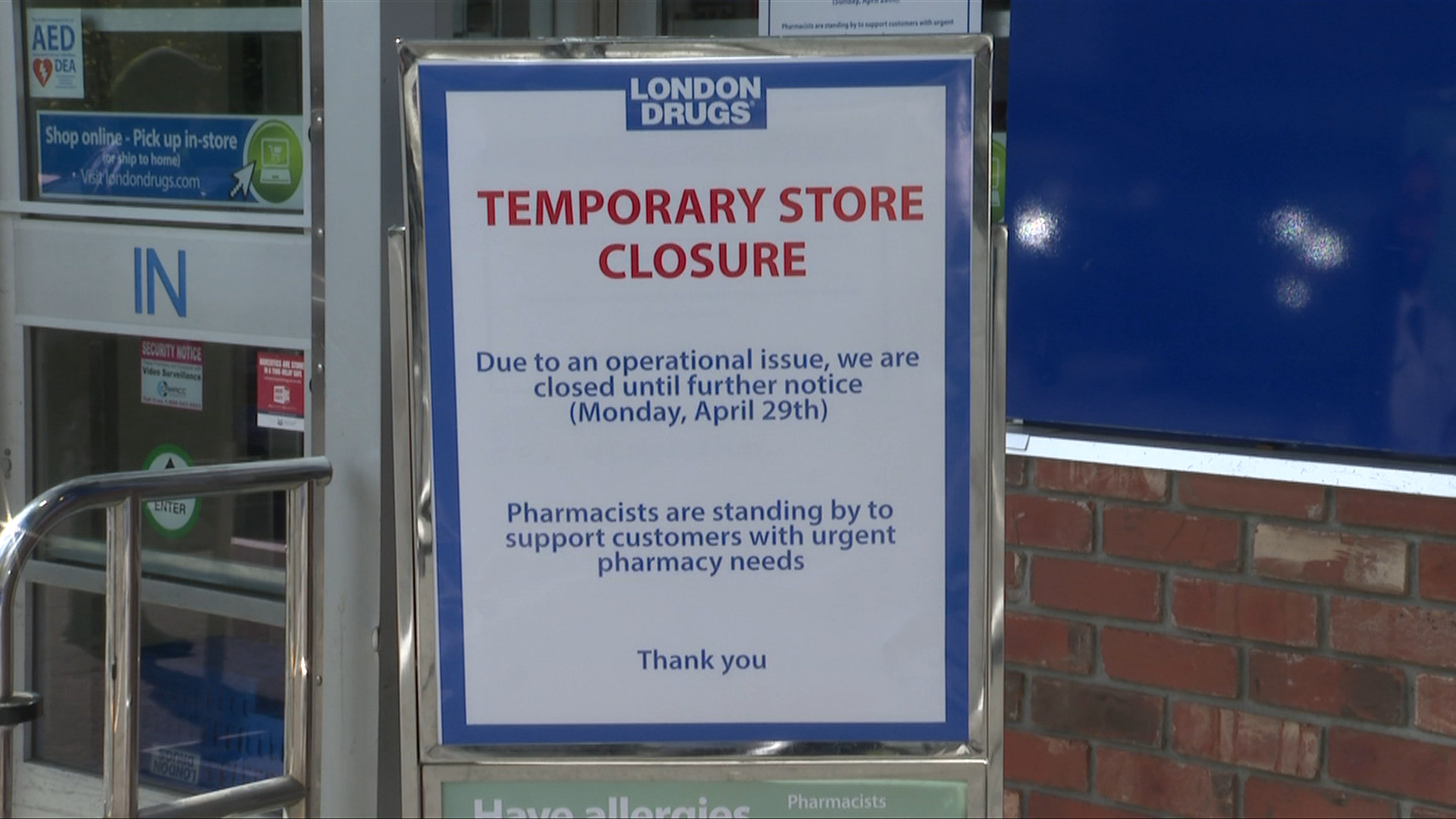 London Drugs says no customer, employee data impacted in cybersecurity